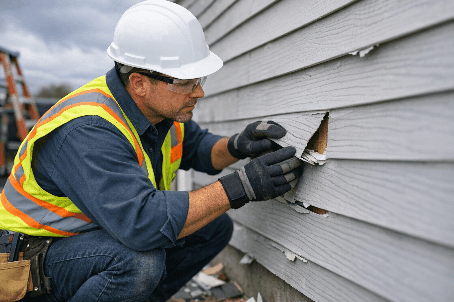 How to Handle Siding Storm Damage: Step-by-Step