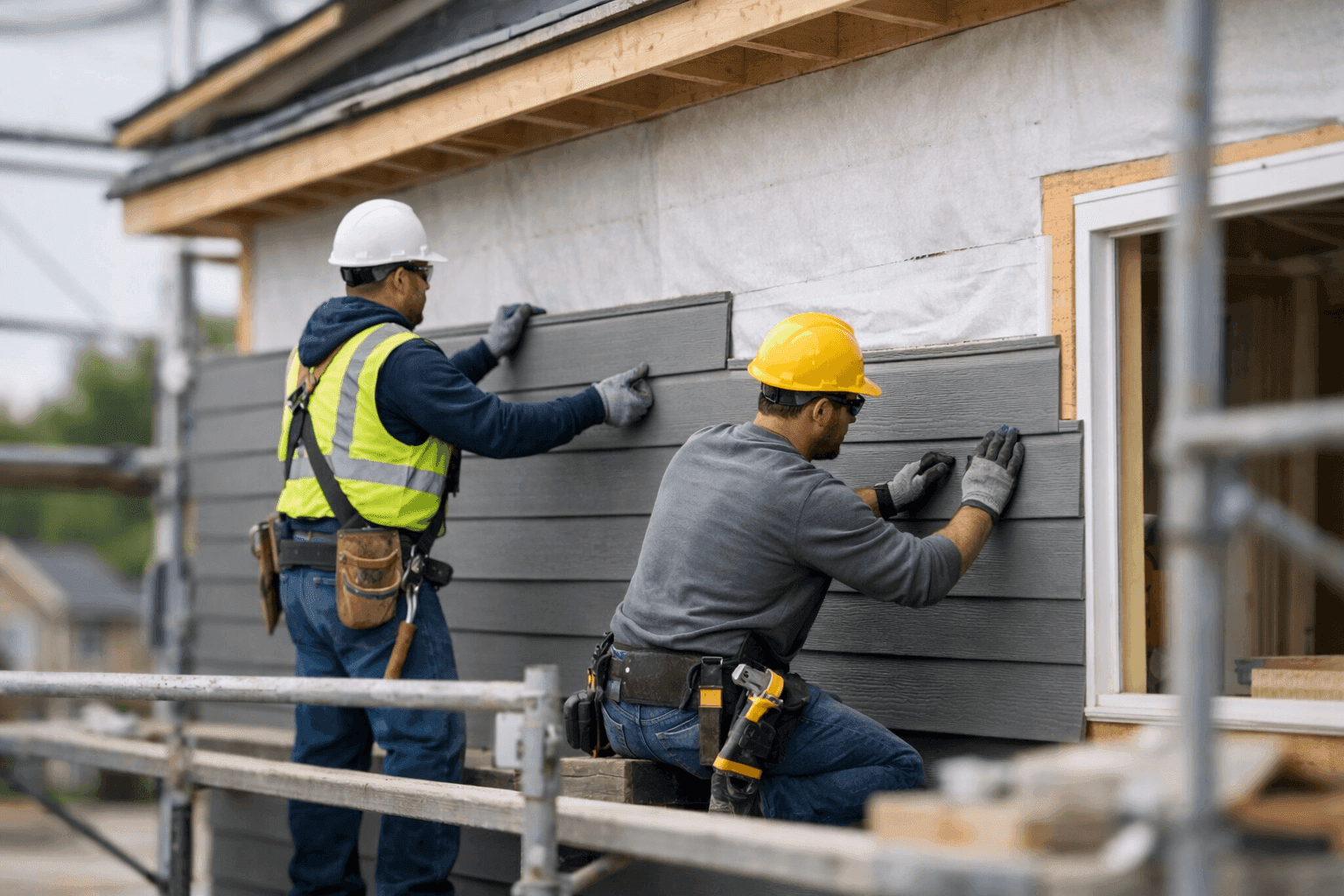 What to Expect with New Construction Siding