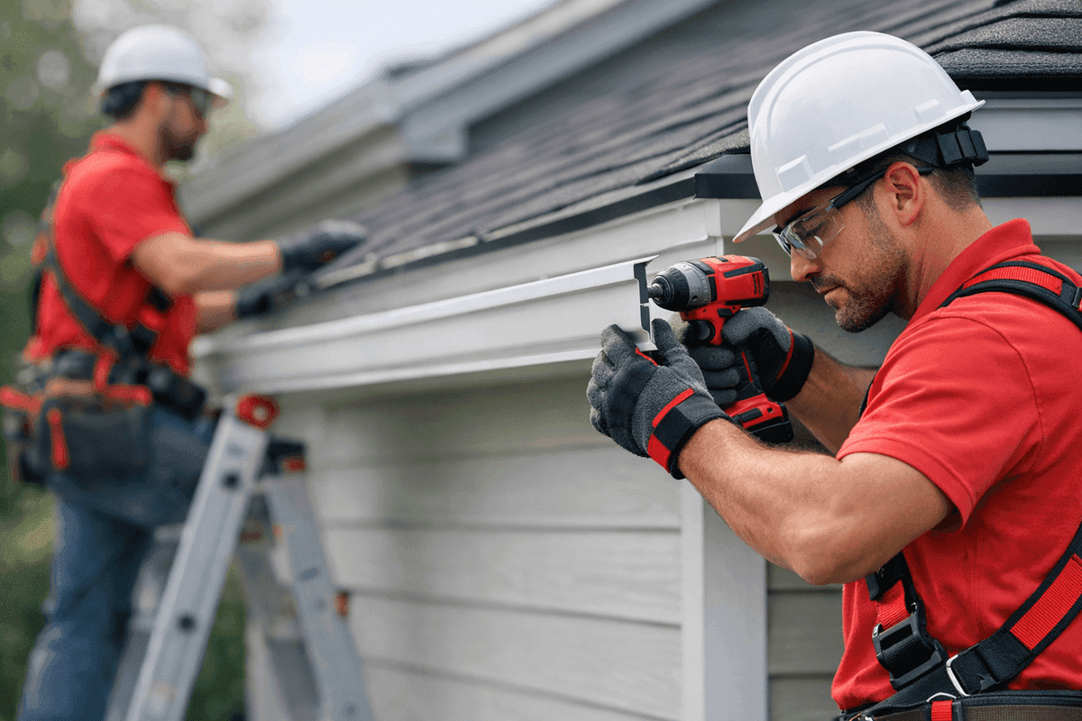 Gutter Installation service by Kroll Siding