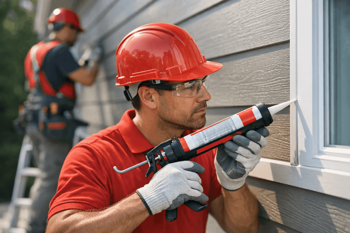 Siding Caulking and Sealing service by Kroll Siding