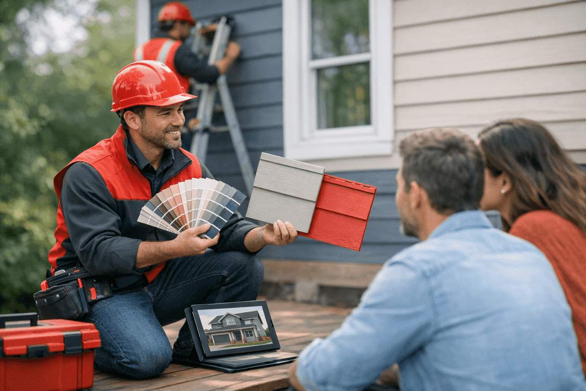 Siding Color Consultation service by Kroll Siding