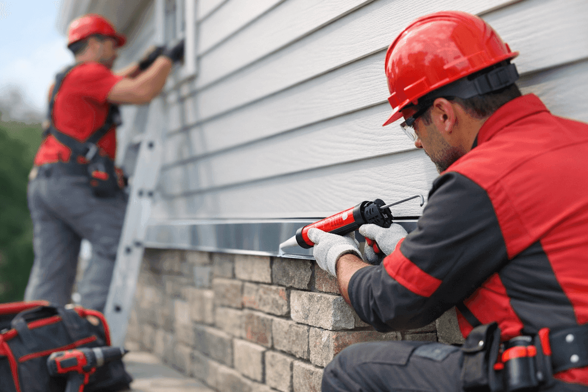 Siding Flashing Repair service by Kroll Siding