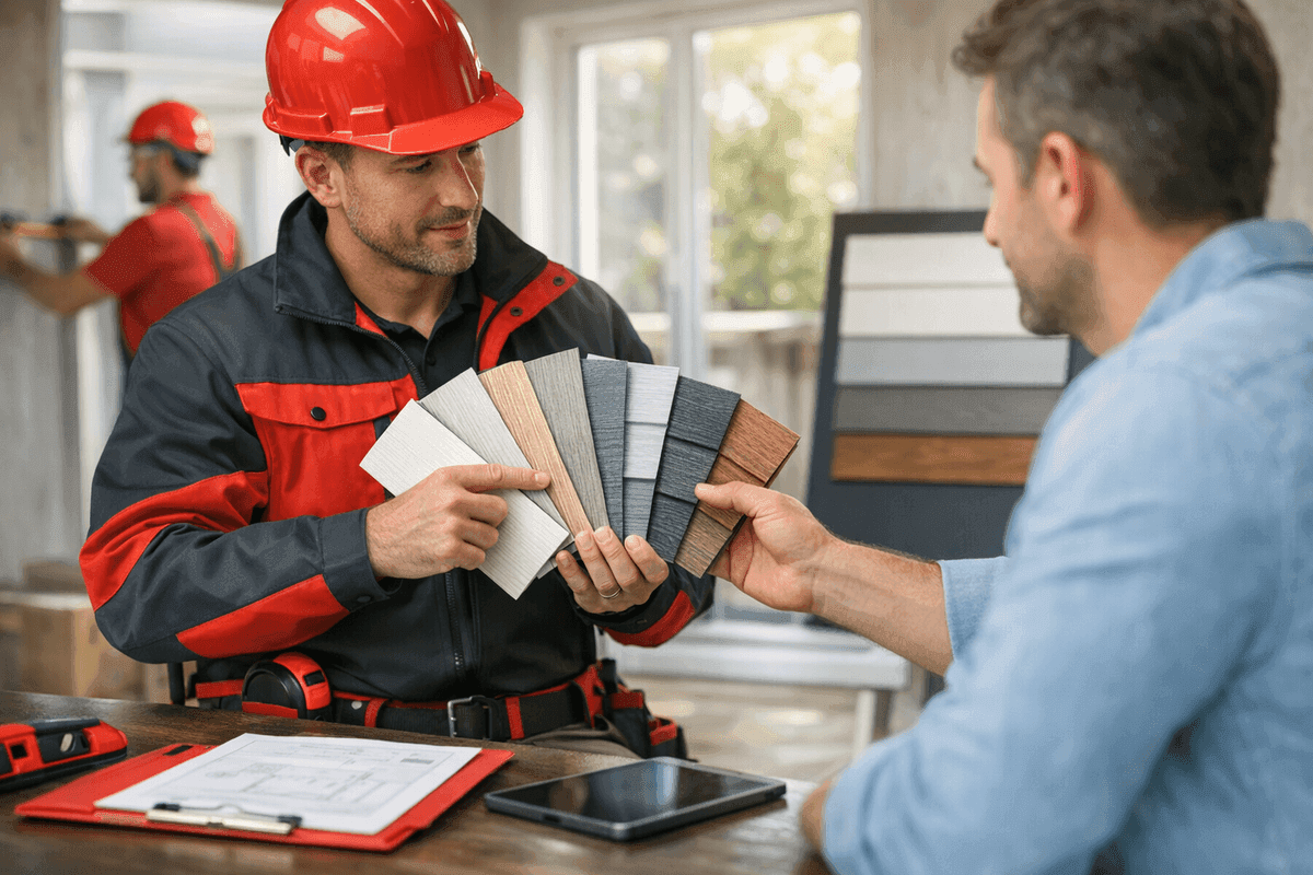 Siding Material Consultation service by Kroll Siding