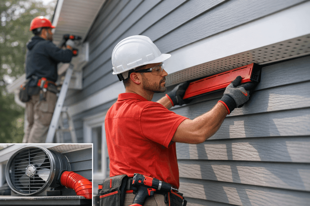 Siding Ventilation Solutions service by Kroll Siding