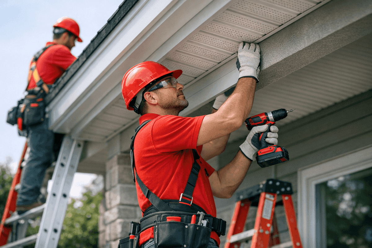 Soffit and Fascia Installation service by Kroll Siding